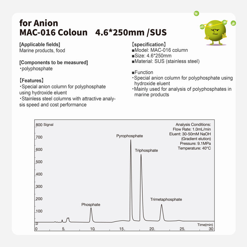 Load image into Gallery viewer, Anion column MAC-016 (4.6*250mm)(made by SUS）
