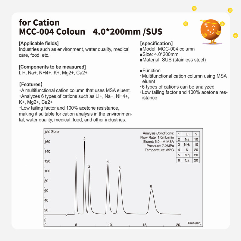 Load image into Gallery viewer, Cation column  MCC-004 (4.0*200mm)(made by SUS)
