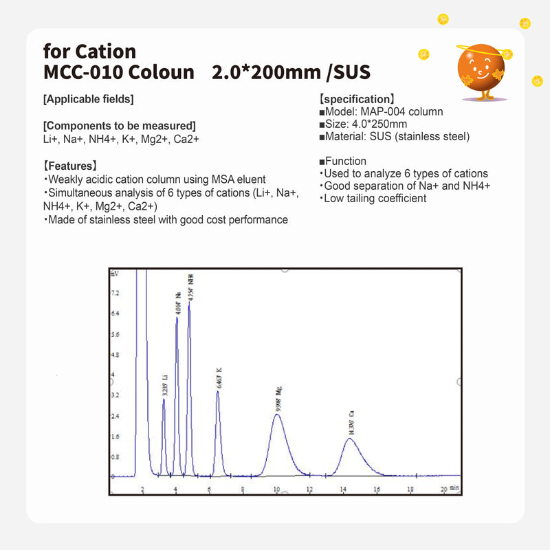 Load image into Gallery viewer, Cation column  MCC-010 (2.0*200mm)(Made by SUS)
